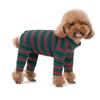 Одежда для домашних собак Пудель Ченнаи Тедди Маленькие собаки Все включено Мужские и женские модели Four Seasons можно носить полосатую одежду для четвероногих