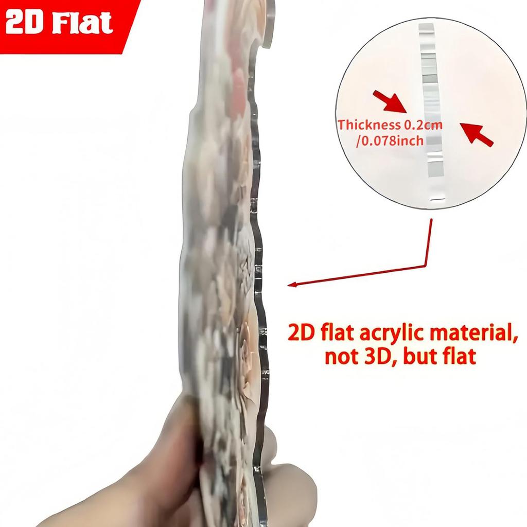 Bohemian Desk Decoration Acrylic Plaque Natural Spirit Art Decoration Plant Insertion Stand Gift For Plant Enthusiasts