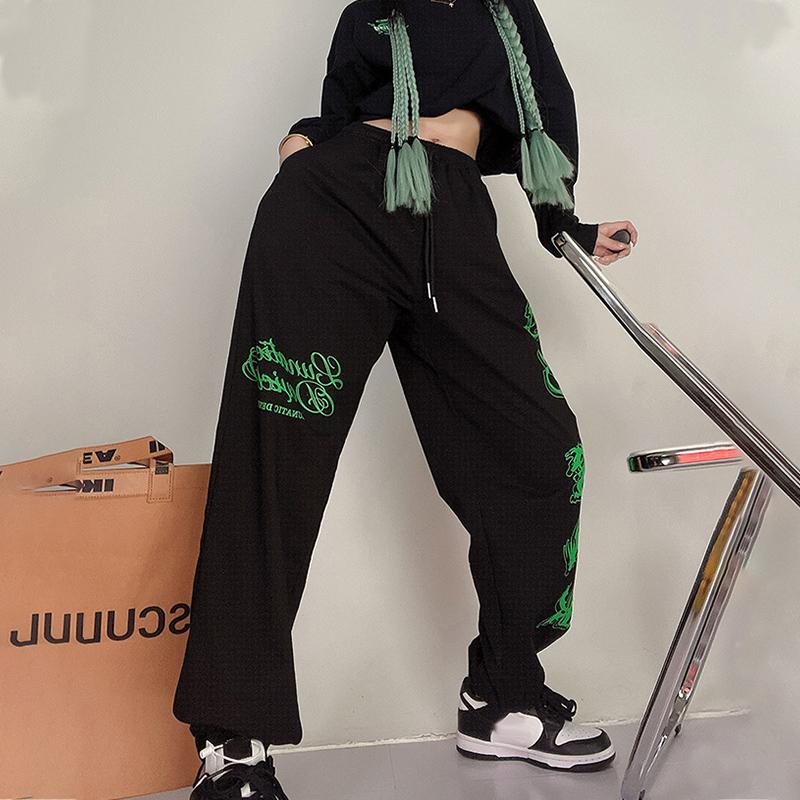 Hippie Gothic Baggy Sweatpants Women Harajuku Streetwear Oversize Jogging Sports Pants Kpop Y2K Trousers Female Korean Style