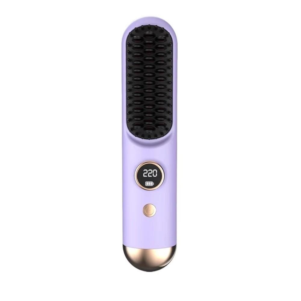 120-220C° Heating Comb 9 Temp Settings USB Charging Hair Brush Home Use