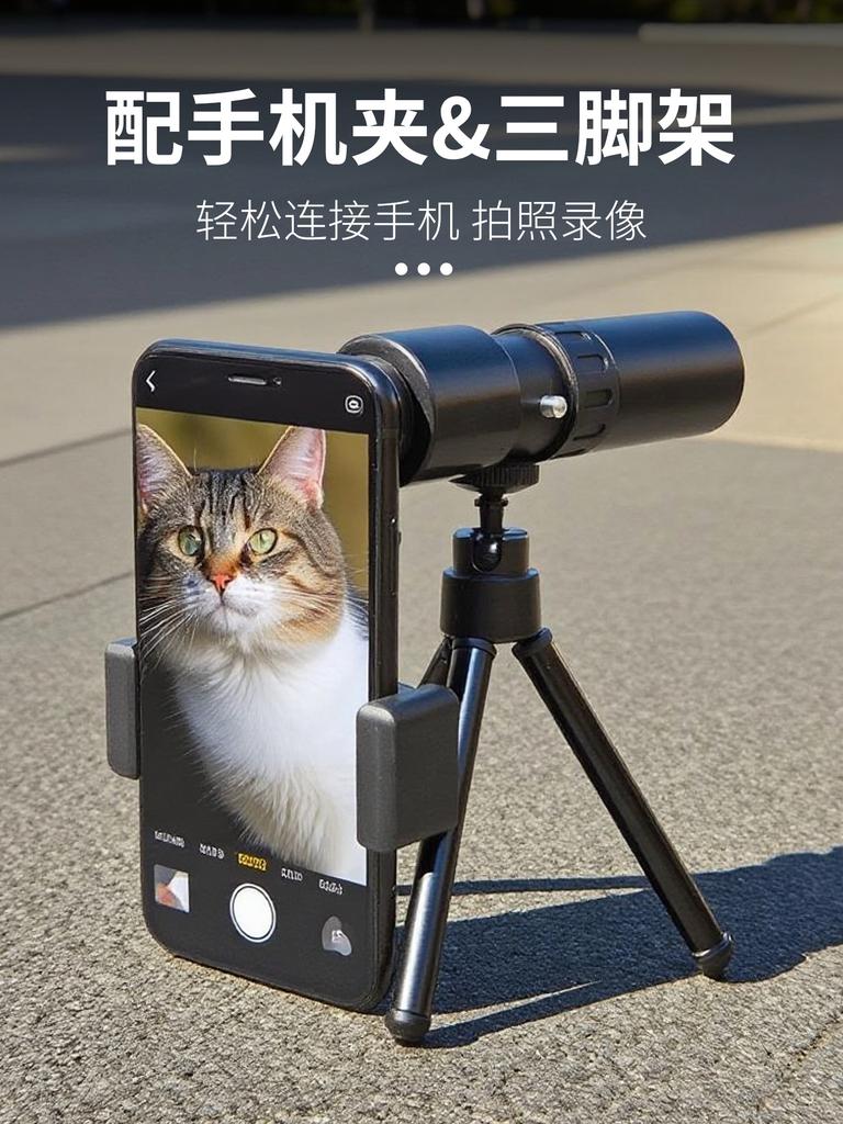 Mobile Phone Peripheral Telescope Single Tube High Magnification HD Non-Night Vision Concert Dedicated Shooting Bird Watching and Bee Searching Day