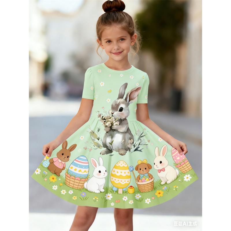 Детская мода Летние повседневные платья Платье для девочек на вечеринку Летний детский наряд принцессы для пляжа Повседневная ночная рубашка