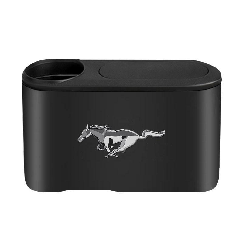 Новый Подвесной Автомобильный Мусорный Бак Эмблема Автомобиля Мусорная Коробка Аксессуары Для Ford Focus 2 3 mk3 Fiesta Ranger Mondeo Mustang Transit Fusion Kuga