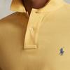 Polo Ralph Lauren FW23 Однотонная вышитая футболка-поло с коротким рукавом и вышитым логотипом, унисекс, желтые MNPOKNI1N822448-730