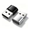 Алюминиевый OTG-адаптер Type-C на USB 2.0 для телефона, беспроводной мыши, зарядки