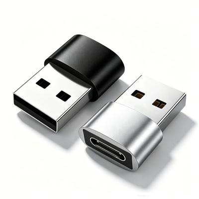 Алюминиевый OTG-адаптер Type-C на USB 2.0 для телефона, беспроводной мыши, зарядки
