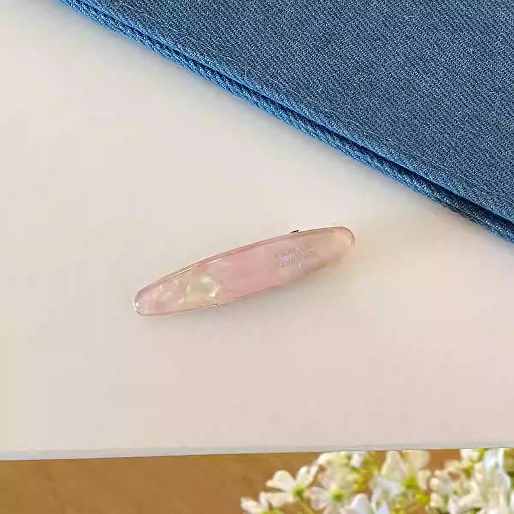 Handmade Acetate Duckbill Hair Clips Korean Style Vintage Minimalist Side Bang Clips Premium Summer Accessories For Women