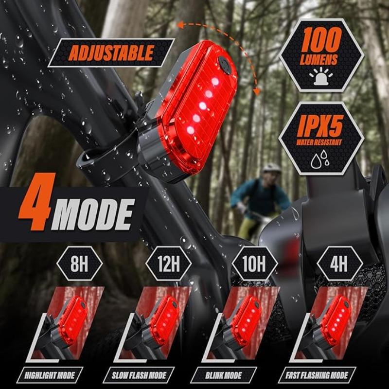 Велосипедный фонарь 800 люмен, 3 режима, велосипедная лампа, передняя фара, велосипедный светодиодный фонарик, фонарь