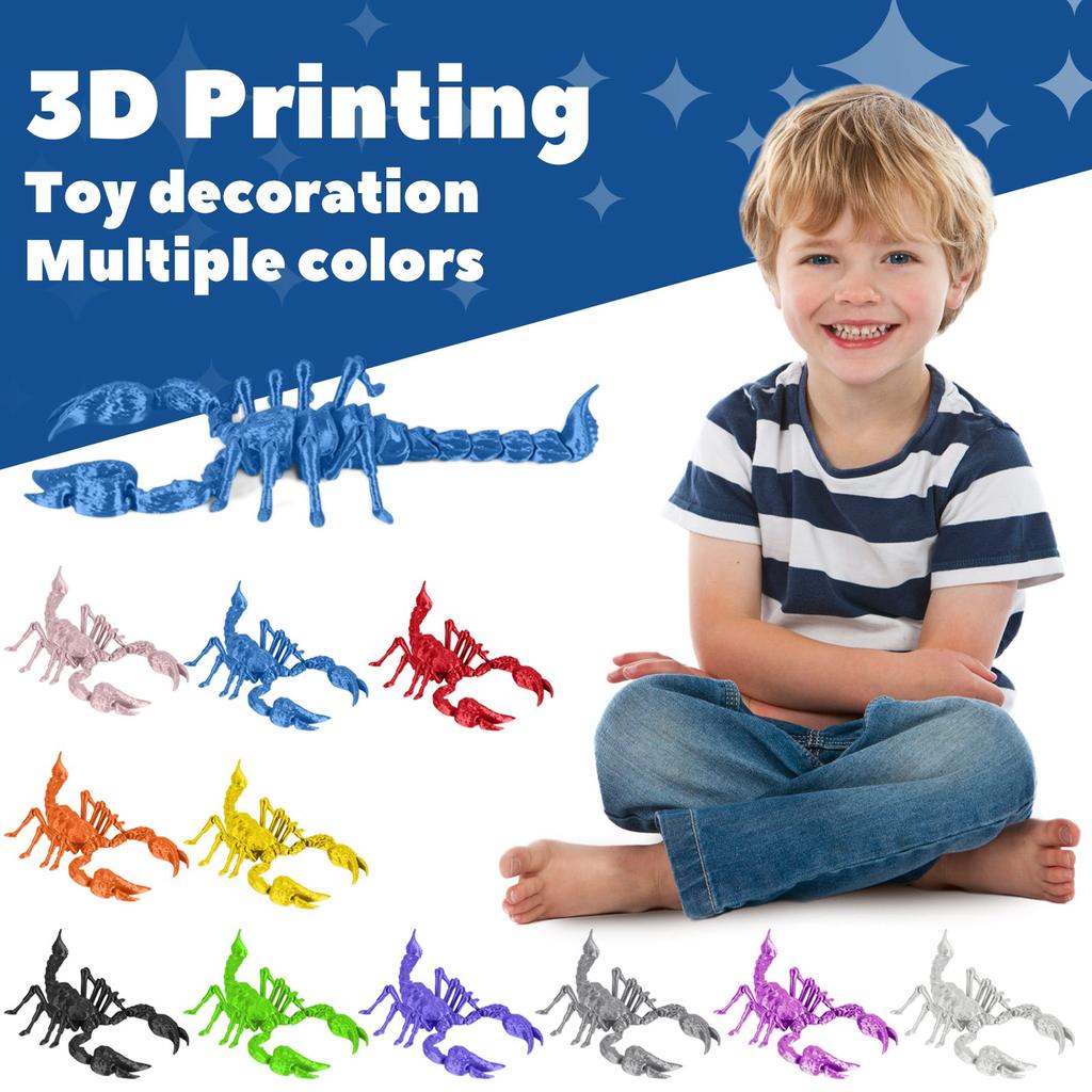 3D-печать Скорпион 3D-печать Шарнирная игрушка Скорпион Взрослая детская игрушка Таинственная игрушка Скорпион