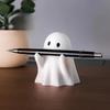 Funny Ghost Pen Holder Spooky Ghost Figurine Design Pencil Holder For Desk Organizer Accessory Gifts For Families Friends