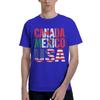 Custom 2026 Football Soccer Cups T Shirts Unisex 100 Cotton Tee Tops Usa Canada Mexico Tshirt Short Sleeve Tshirt
