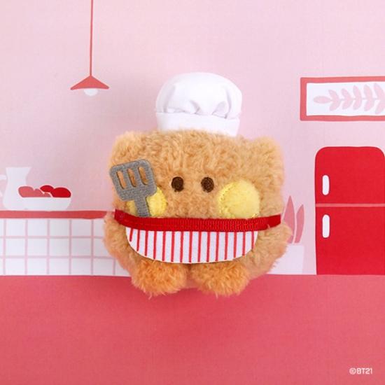 BT21 Брелок для ключей Minini Plush Cook ver.