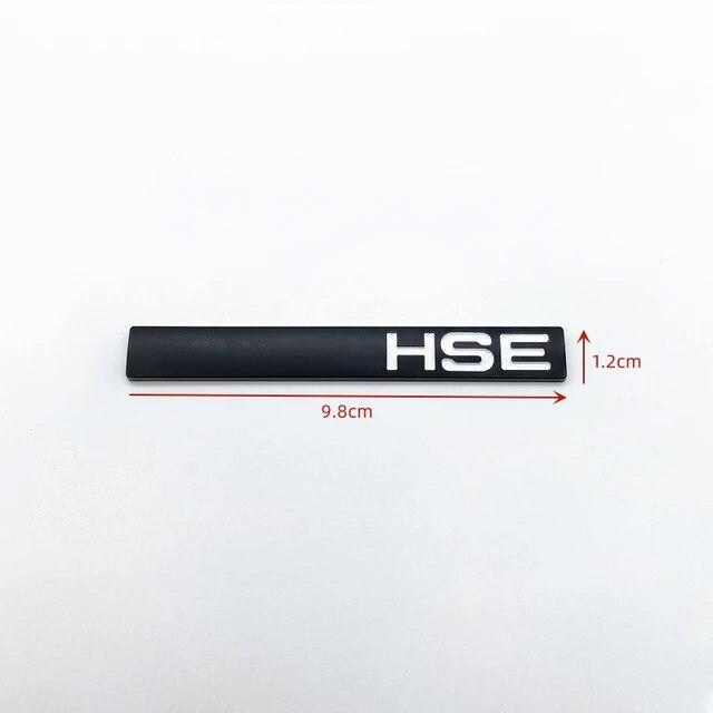 3D ABS буквы HSE Edition эмблема для Land Rover, значок багажника автомобиля, наклейка с логотипом, хром, серебристый, черный, красный