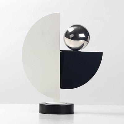 Nordic Simple Light Luxury Round Ball Marble Decorations Model House Home Living Room Desktop Coffee Table Metal Decorative Decorations