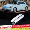 Для Volkswagen VW Beetle New Beetle 2012, 2013, 2014, 2015, 2016, 2017, 2018, хромированная крышка дверной ручки, накладка, защелка, аксессуары для автомобильной крышки