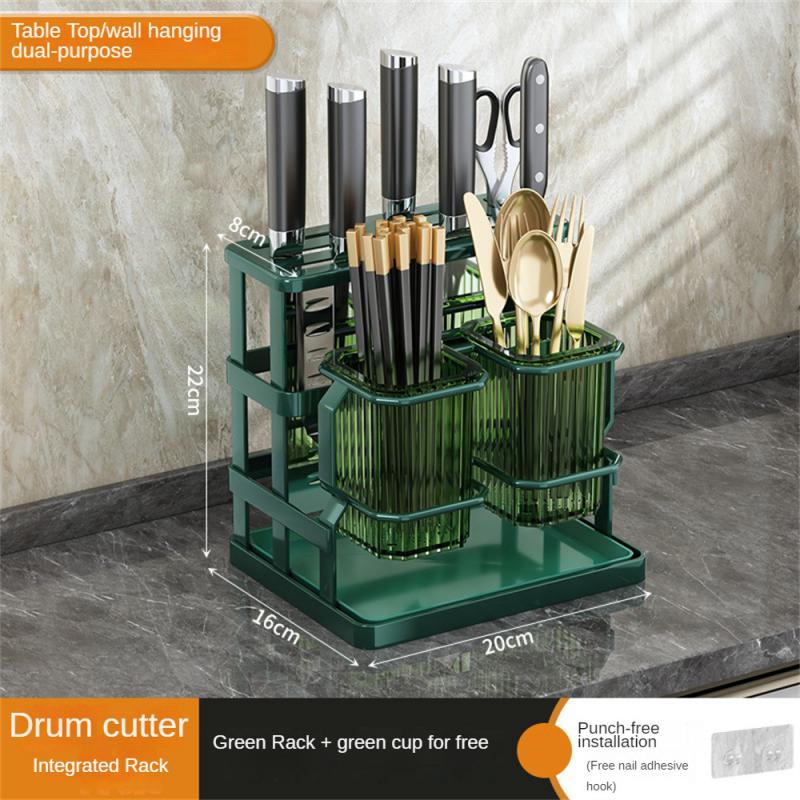 Кухонный органайзер для столовых приборов, многофункциональный кухонный стол, хранение палочек для еды, держатель для столовых приборов, корзина, держатель для губки для кухни
