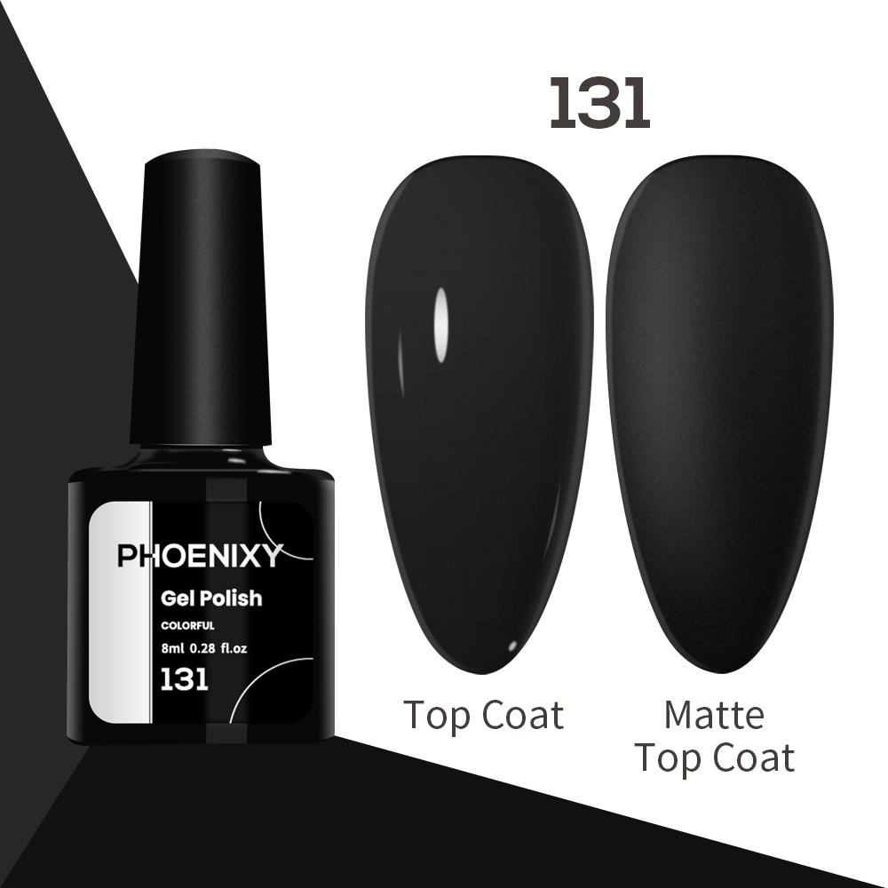Лак для ногтей PHOENIXY, 8 мл, УФ-светодиодный гибридный лак для дизайна ногтей, гель-лайнер для маникюра, полупостоянная основа, верхнее покрытие, гель с блестками, блестящие цвета, гель