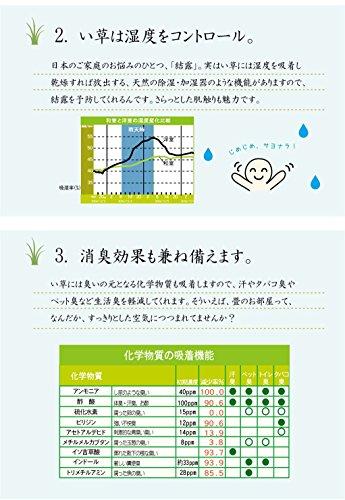 ИКЭХИКО Циновка Игуса, Размер 2 татами, Милый цветочный узор, Аромат NS, Синий, Прибл.. 191 x 191 см, Нескользящая основа #8165820