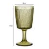 300ML Green Glass Cup Wine Goblet Cocktail Glasses Iced Coffee Cup Milk Juice Drinking Cup Wine Glasses Summer Party Glassware