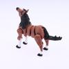 3D-печатная статуэтка лошади, многосуставная, подвижная, коричневая фигурка лошади, украшение для дома, офиса, рабочего стола, креативные подарки