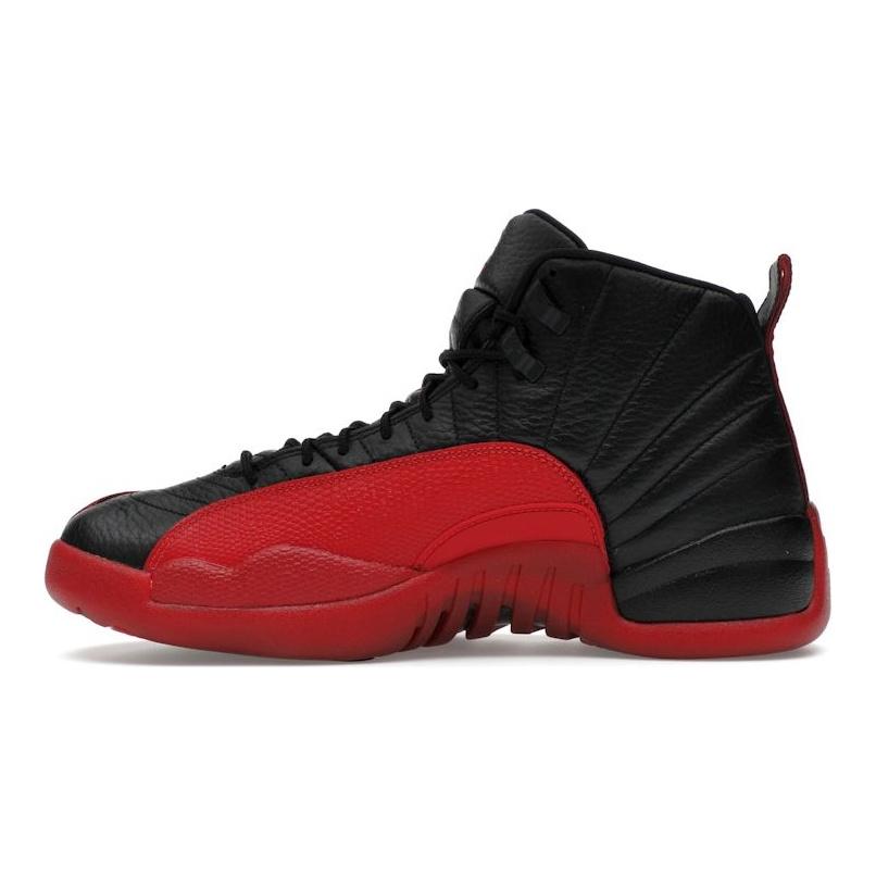 Кроссовки Air Jordan 12 Retro Flu Game 2025 Unisex Black Varsity-Red CT8013-002