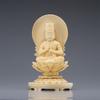 Buddhist Altar Shop Takita Shoten Buddhist Statue Supervised by the Great Sculptor Dainichi Nyorai Plain Wood Inch Round Base X Width Principal Image