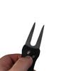 Drop Ship Stainless Steel Switchblade Pitch Golf Divot Repair Tool Groove Cleaner Golf Pitchfork