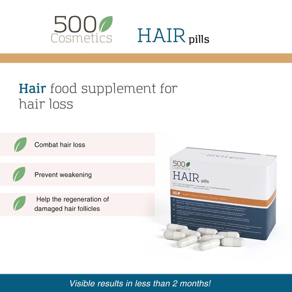 Таблетки для волос 2X60 Таблетки от выпадения волос
