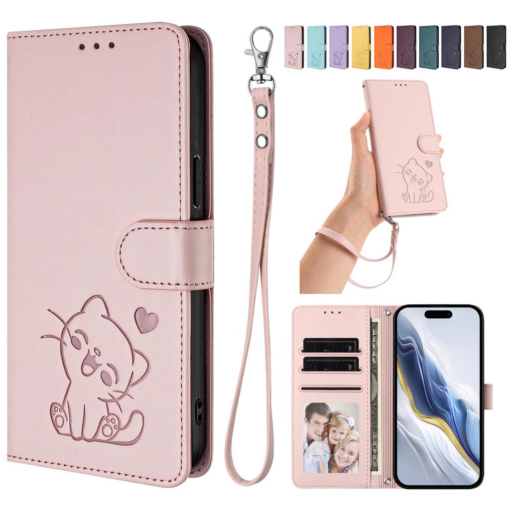 Leather Flip Case For Samsung Galaxy A17 A16 A15 A14 A13 A12 A07 A06 A05 A05S A04 A04S A04E A03 Core 4G 5G Business Cover Card Wallet Phone Solid