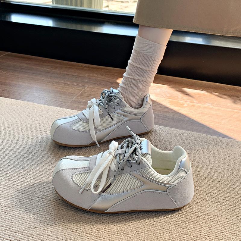 Женские повседневные кроссовки для бега со шнуровкой, удобные кроссовки для ходьбы, легкие нескользящие теннисные кроссовки для женщин, модная спортивная обувь для тренировок на открытом воздухе