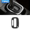 Настоящее Углеродное Волокно Для Nissan Tiida 2005-2010 Накладка-Наклейка на Крышку Селектора Переключения Передач Центральной Консоли Тюнинг Аксессуары для Интерьера Автомобиля