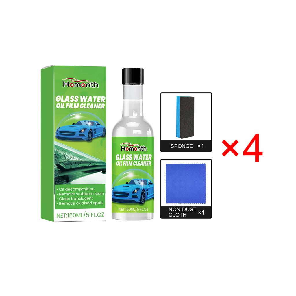 Automobile Glass Oil Cleaner Dissolves Grease Scale On The Glass Surface Refurbish Glass Stains Impurities Water Stain Cleaner