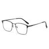 Anti Blue Light Blocking Ultralight Glasses Metal Full Rim Glasses Men Rectangle Eyeglass Square Frames Handsome Legs