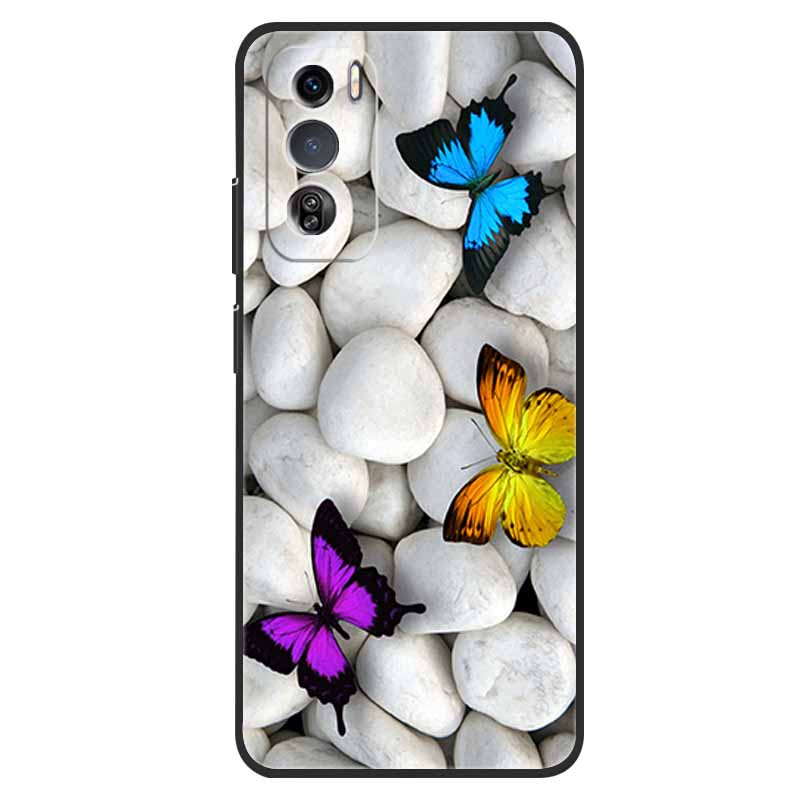 Чехол для Oppo Reno12 Pro ТПУ Животные Мягкий Силикон Задняя Крышка Чехлы для Телефона Для Oppo Reno 12 Pro 5G Волк Защитный CPH2629 funda