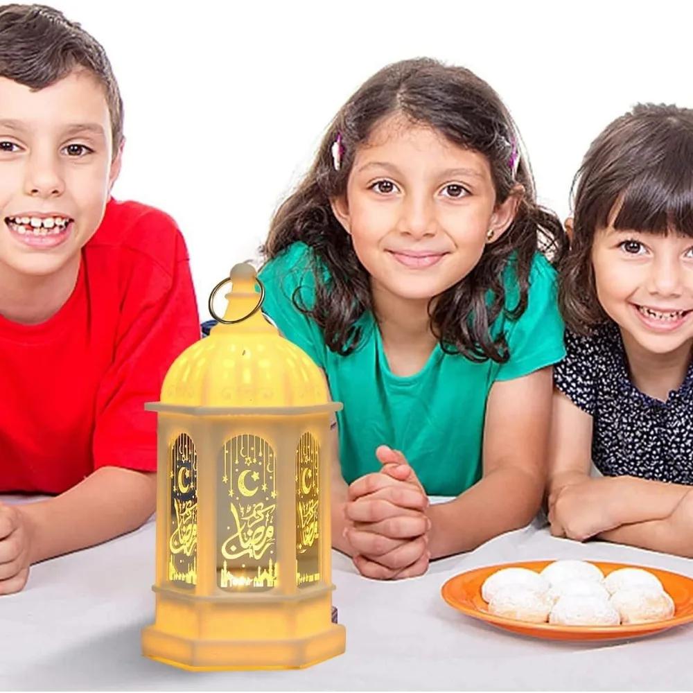 Мусульманская Рамаданская Вечеринка Декоративные Огни Светодиодные Фонари-Ветряки Исламские Праздничные Украшения и Подарки Декорации для Рамадана