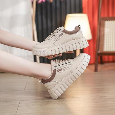 Женские осенние кроссовки-папы 2025: Мягкая подошва, Увеличивающие рост, На толстой подошве, Универсальные, На плоской подошве, Белые спортивные туфли