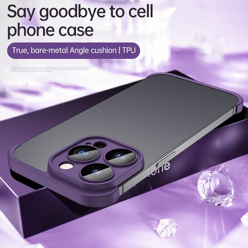 Luxury With Lens Protector Corner Pad Soft Silicone Case for iPhone 16 15 14 13 12 Pro Max 16 Plus 15 Pro Shockproof Phone Cover