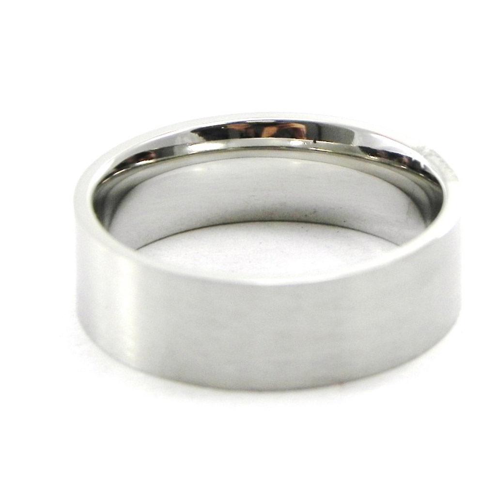 Стальное кольцо "Tony" Черное серебро