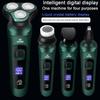 Yousheng Men Electric Shaver LED Display 3 Heads USB Rechargeable Travel Rotary Razor Cordless Hair Beard Trimmer Remover Tool Father Boyfriend Gift