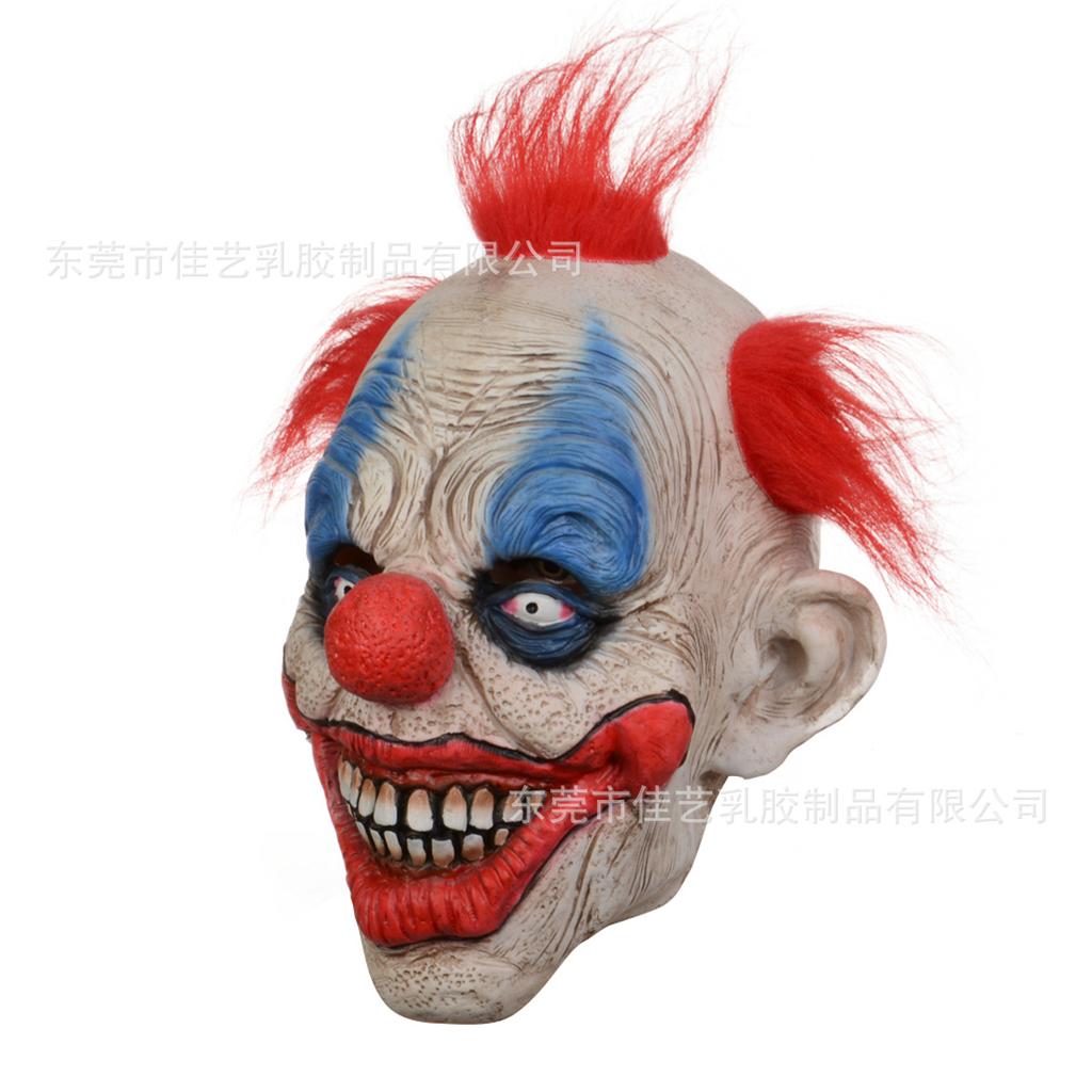 New Halloween Clown Mask Headgear Clown latex mask