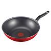 Essential Chef De France Wok Pan (28cm) Dishwasher Oven Safe No PFOA Red