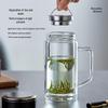 Mingguang Double-Layer Glass Tea Cup with Infuser