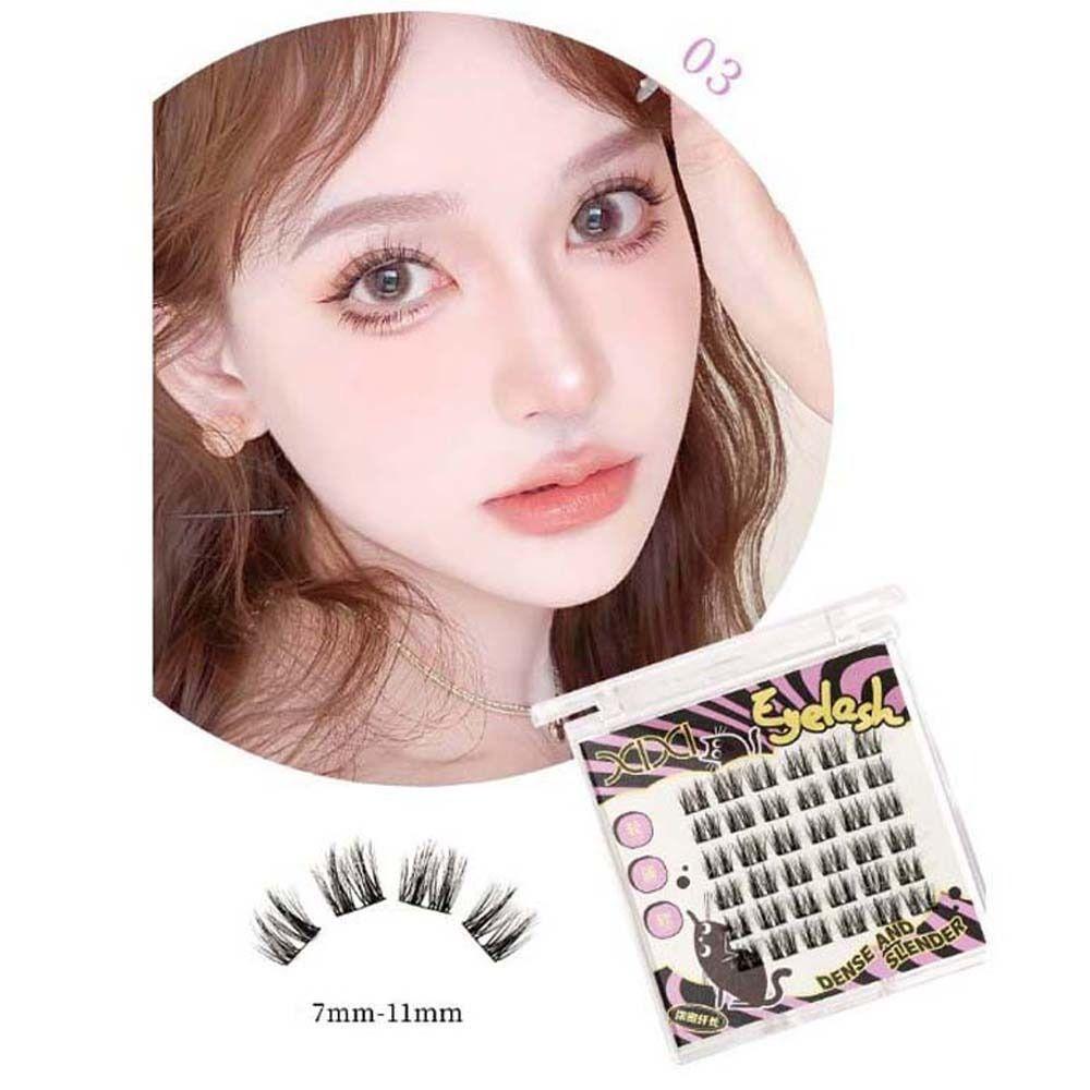 Сегментированные индивидуальные пучковые ресницы Кошачий глаз Ресницы Наращивание для женщин
