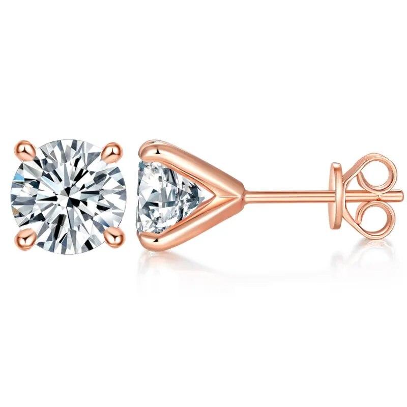 D Цвет 3,0 карат 9,0 мм серьги-гвоздики с муассанитом для женщин Стерлинговое серебро 925 пробы с завинчивающейся крышкой сверкающие свадебные украшения подарки