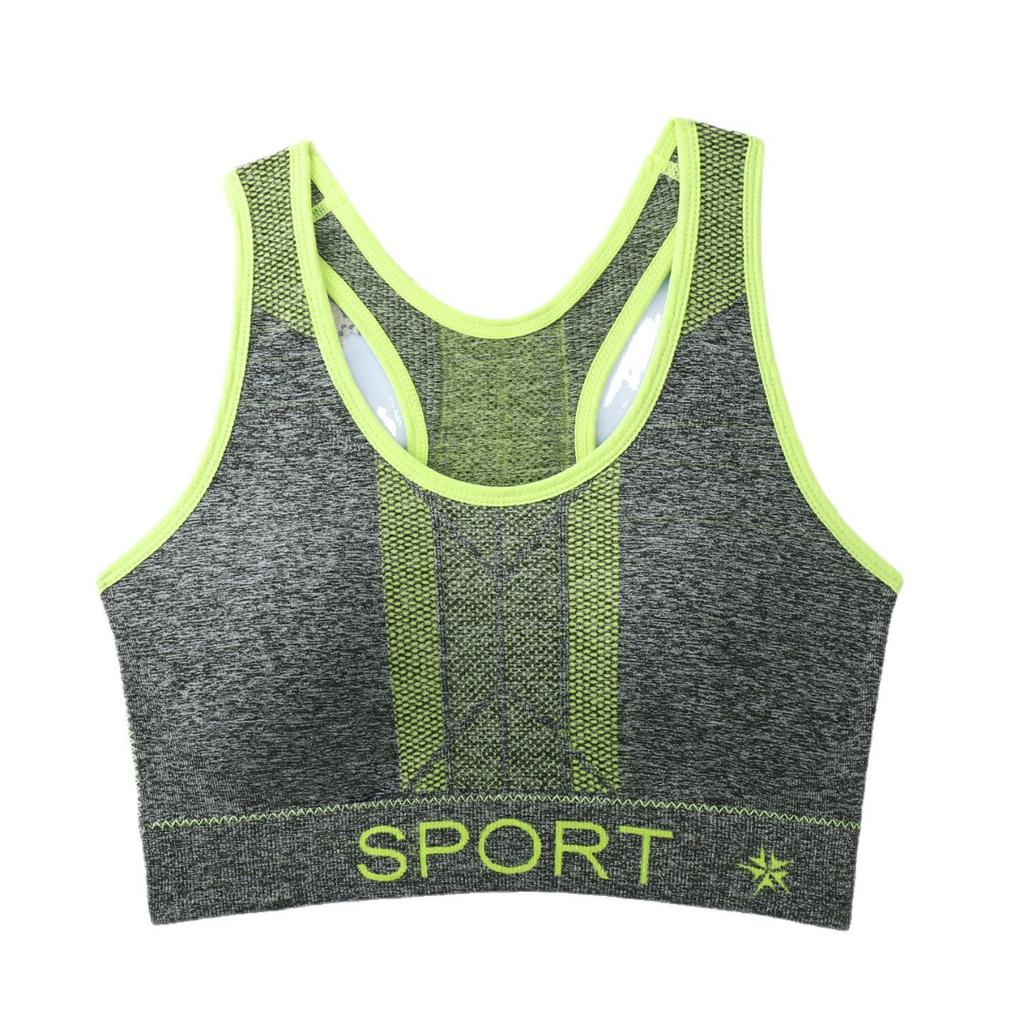 Женский Однотонный Спортивный Бюстгальтер Без Косточек, Можно Носить Сверху, с Мягкой Поддержкой и Плотно Прилегающей Поддержкой Спины, Спорт, Бег, Йога, Фитнес,