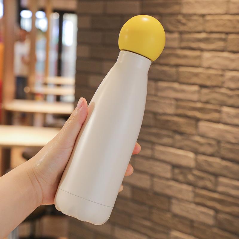 Creative Bowling Thermos Cup Stainless Steel Portable Water Bottle Leakproof Drinking Bottles Gym Travel Outdoor Sports Kettle
