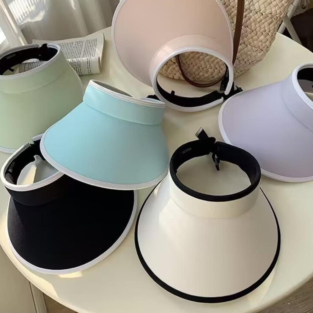 Солнцезащитная шляпа с защитой от ультрафиолета, устойчивая к ультрафиолетовому излучению, пустая шляпа-цилиндр, портативная солнцезащитная шляпа для лета