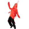 Kabare shoulari uchun kattalar uchun Lobster rol o'ynash kostyumi to'plami kulgili