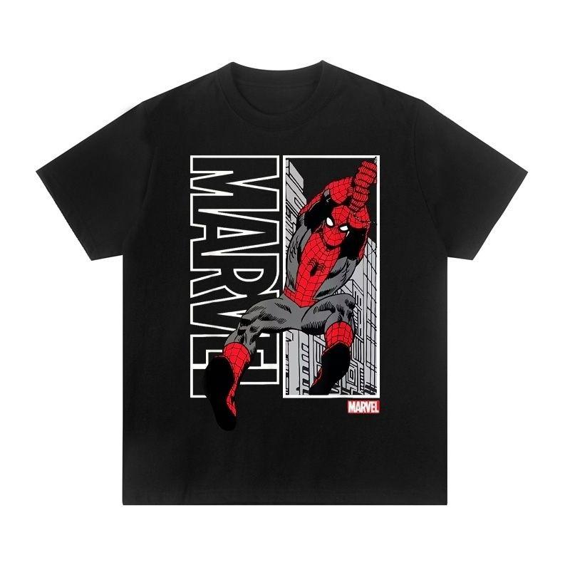 Genuine  High-quality Animation Series Printed Men's And Women's T-shirts Short-sleeved TopsJacket