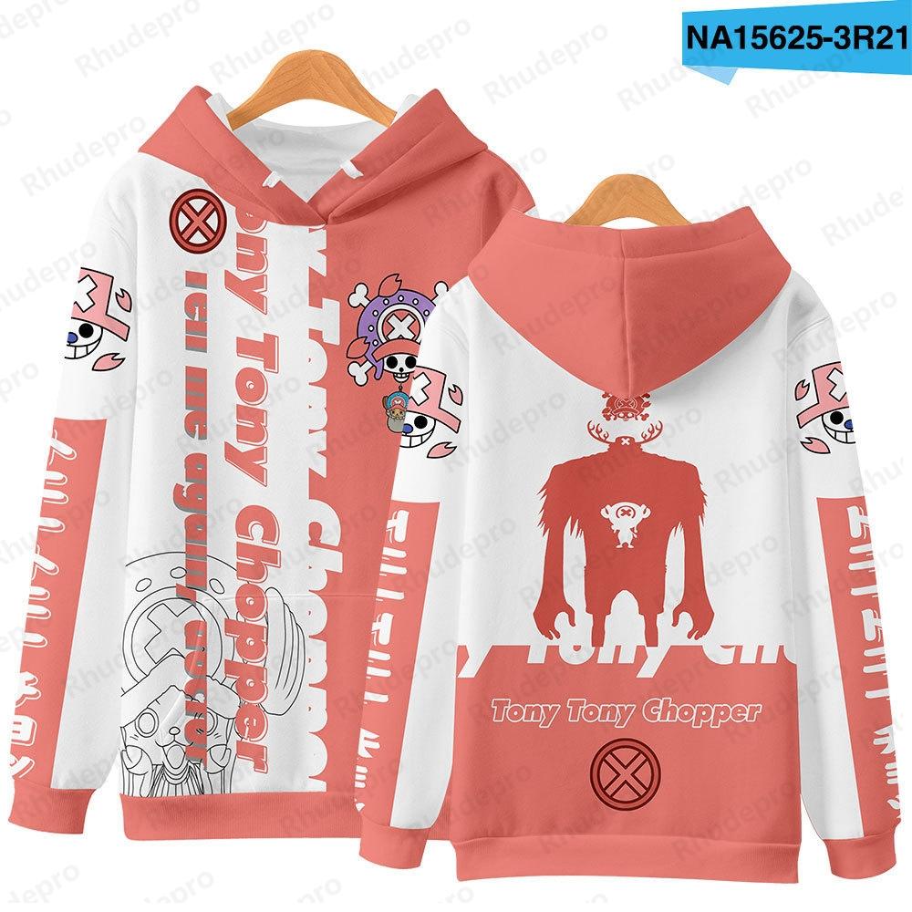 Luffy Nouvelle Mode Une Pièce Sweats À Capuche Impression 3D Hommes Femmes Enfants Sweats Garçon Fille Enfants Streetwear Pull Vert Hauts